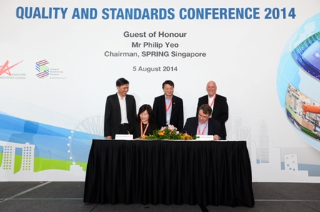 Photo of MoU signing with JAS-ANZ